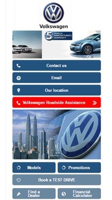 Volkswagen visual IVR mobile application - Star Phone official website